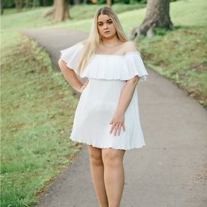 Off shoulder White Zara Dress